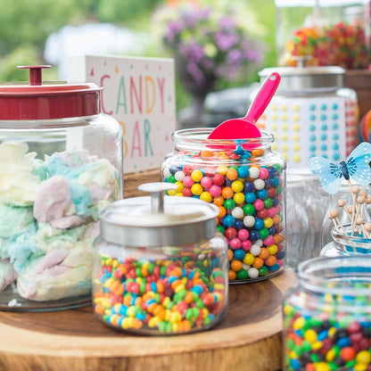 Anchor Hocking Montana 1.5 Gallon Glass Jar: Black Metal Lid