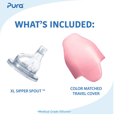 Pura Kiki 11oz MadeSafe Certified 100% Plastic-Free Sippy Cup