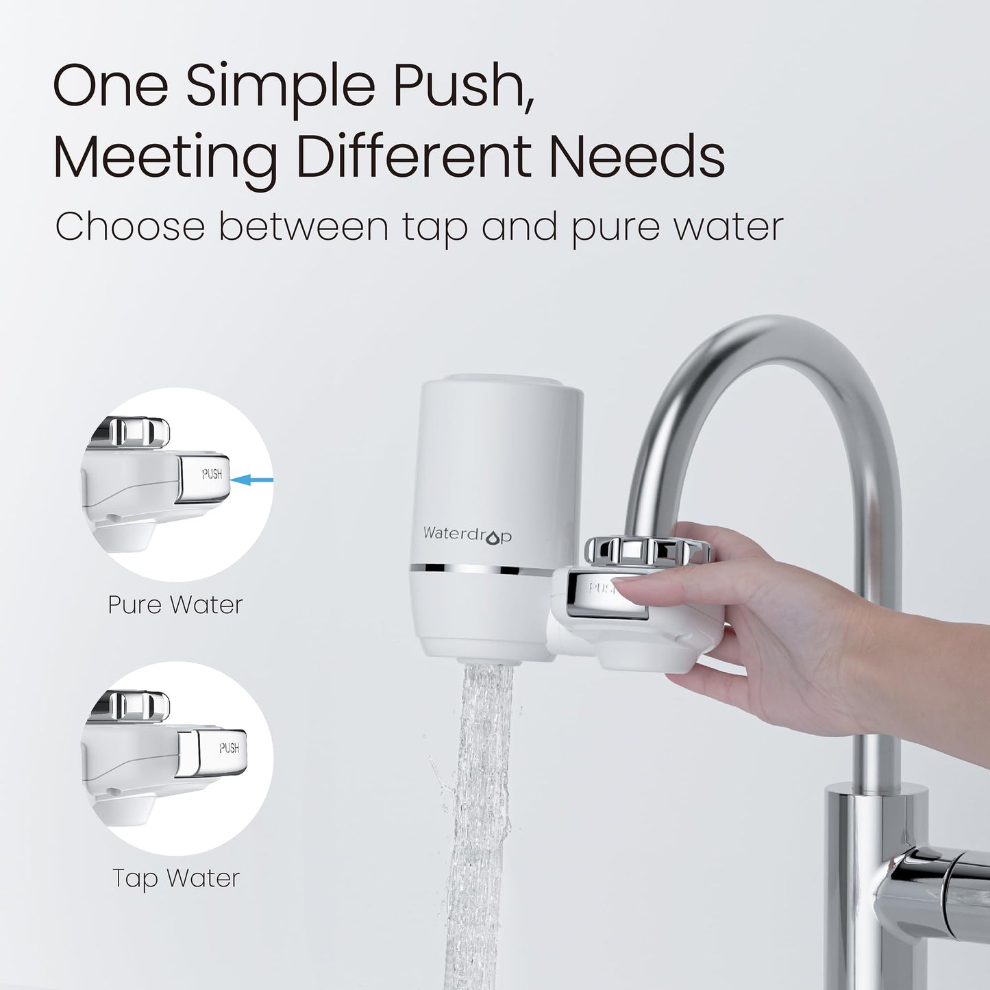 Waterdrop: The 304 Stainless Steel Faucet Filter That Ends Plastic Body Waste
