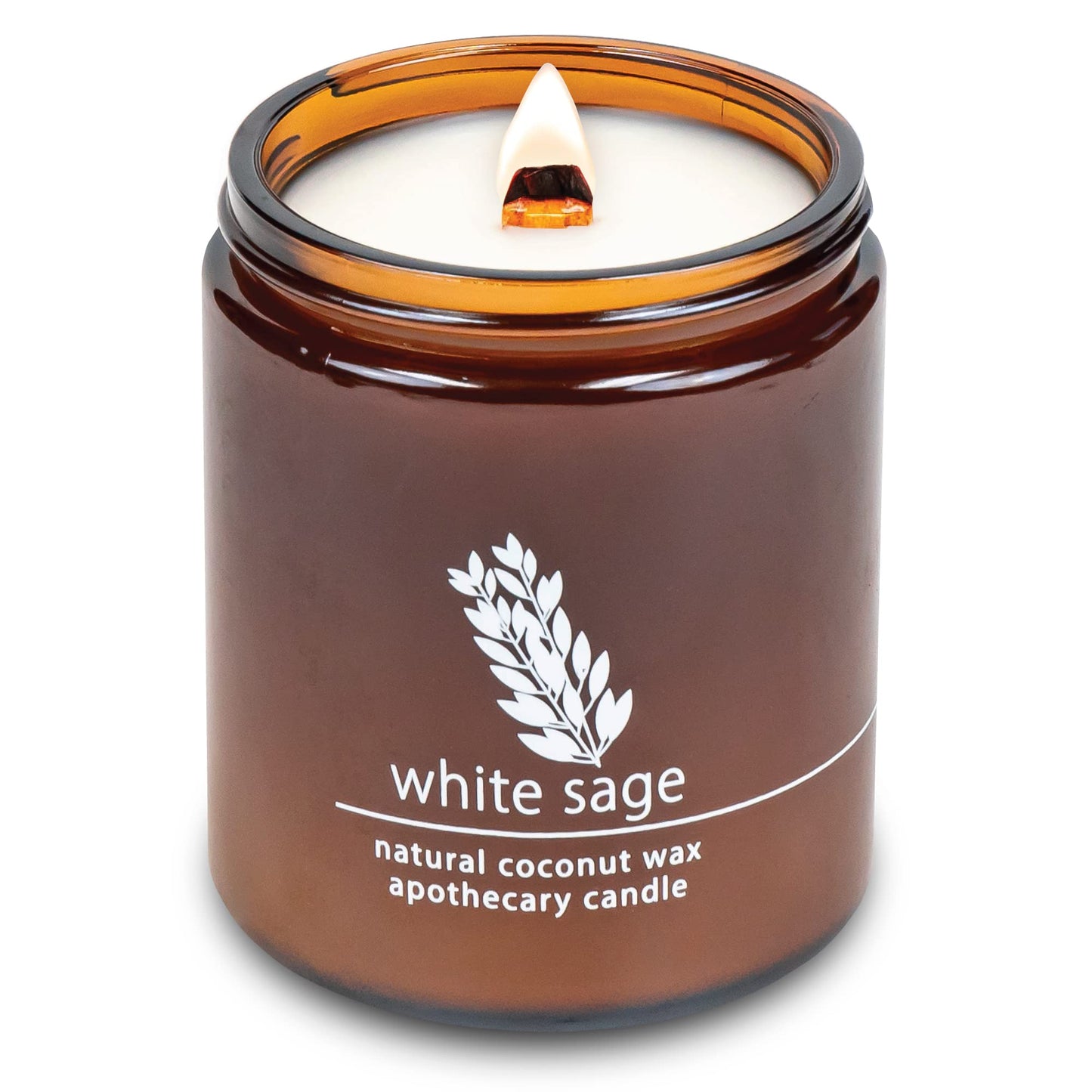 Non-Toxic Coconut Wax Candle: Signature Crackling Wood Wick, Phthalate-Free, 60-Hour Clean Burn
