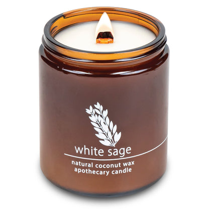 Non-Toxic Coconut Wax Candle: Signature Crackling Wood Wick, Phthalate-Free, 60-Hour Clean Burn