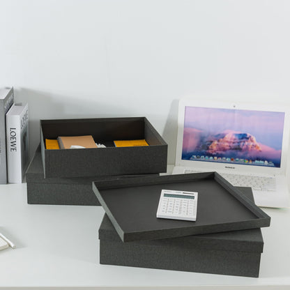 End Plastic Bins: Decorative Storage Boxes Made from Premium, Recyclable Kraft Paper