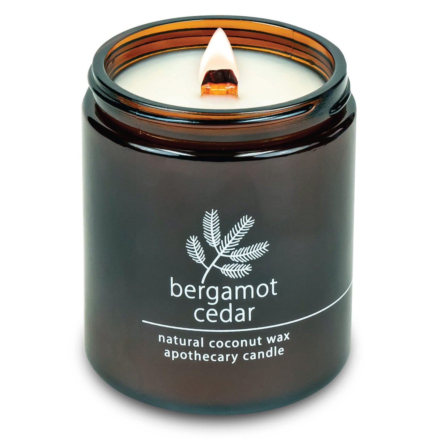 Non-Toxic Coconut Wax Candle: Signature Crackling Wood Wick, Phthalate-Free, 60-Hour Clean Burn