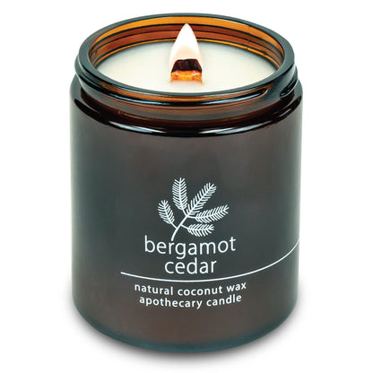 Non-Toxic Coconut Wax Candle: Signature Crackling Wood Wick, Phthalate-Free, 60-Hour Clean Burn