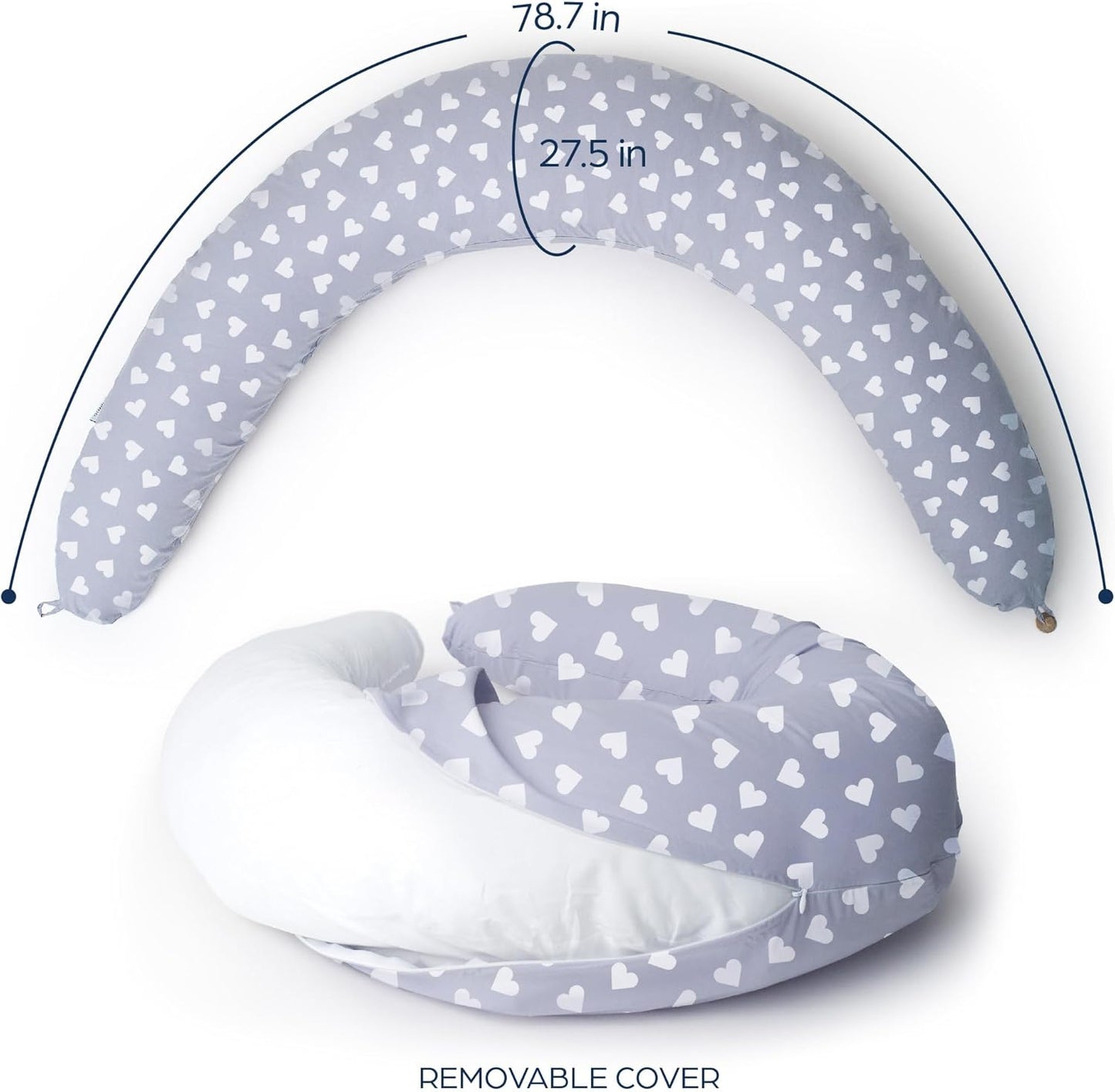 Niimo XXL 100% Cotton Pregnancy & Breastfeeding Support Pillow