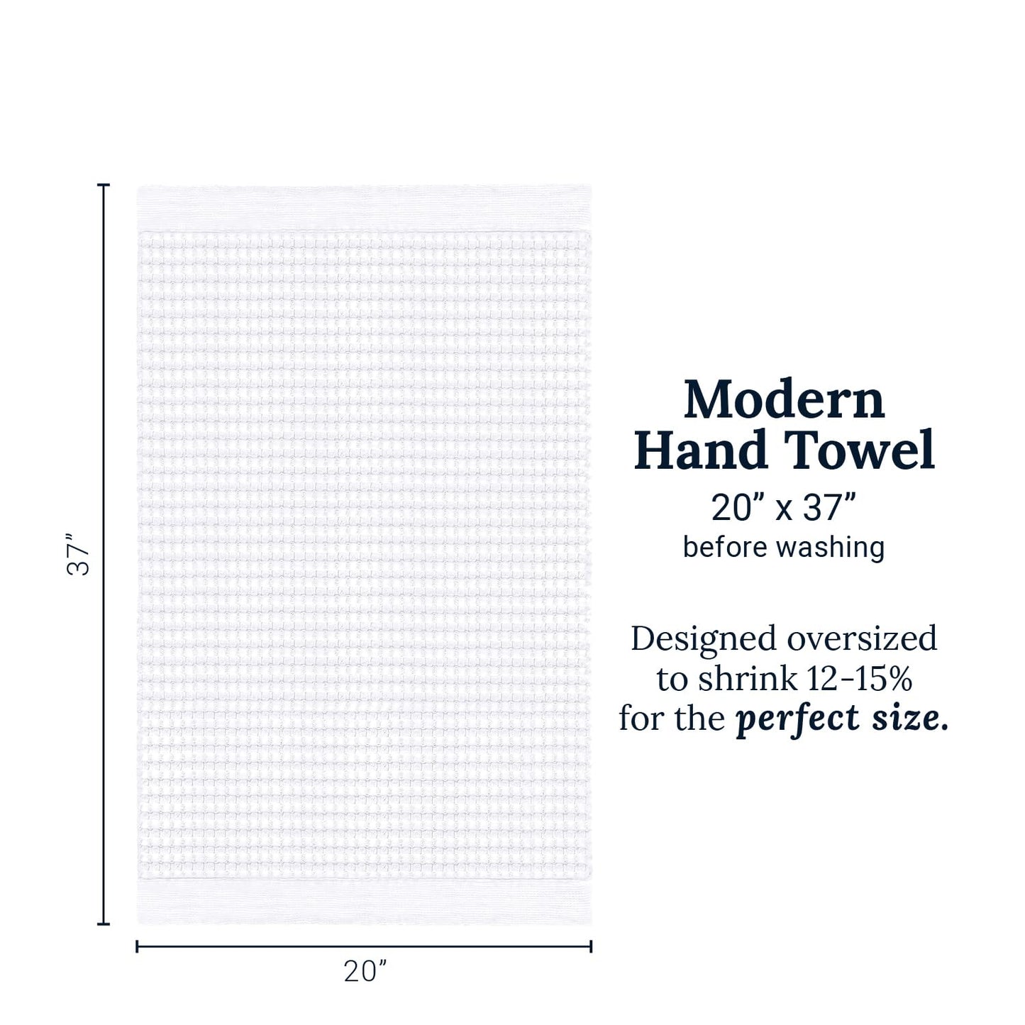 Gilden Tree Bathroom Mat: 100% Absorbent Cotton Waffle Weave