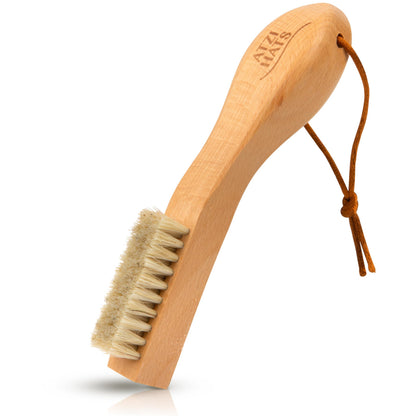 Atzi Hats Natural White Boar Bristle Laundry & Stain Scrubber
