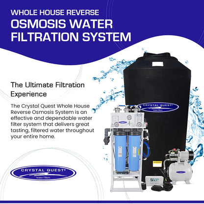Crystal Quest: The Whole House Reverse Osmosis Filtration to Eliminate Contaminants and Dissolved Solids