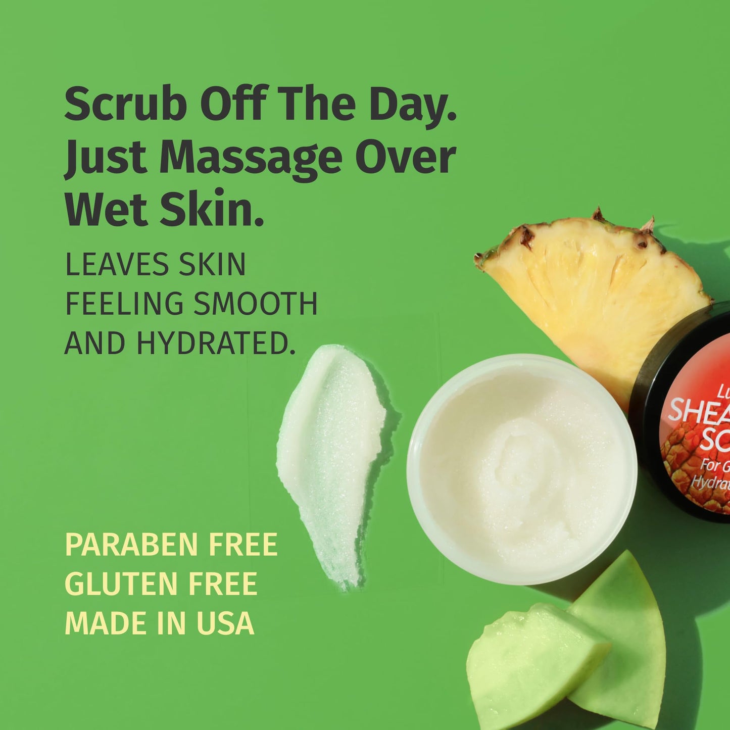 Fragrance-Free Sugar Body Scrub with Hemp Seed Oil – HEMPZ