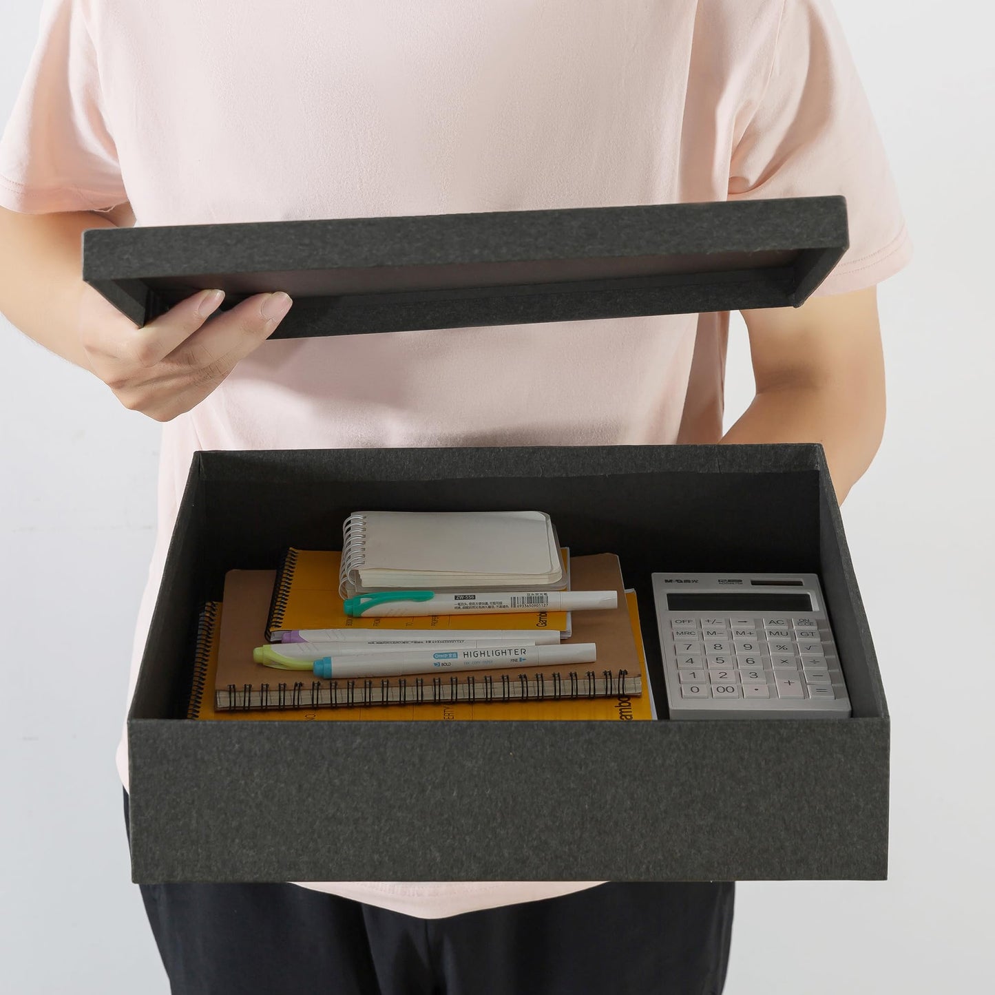 End Plastic Bins: Decorative Storage Boxes Made from Premium, Recyclable Kraft Paper