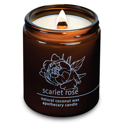 Non-Toxic Coconut Wax Candle: Signature Crackling Wood Wick, Phthalate-Free, 60-Hour Clean Burn