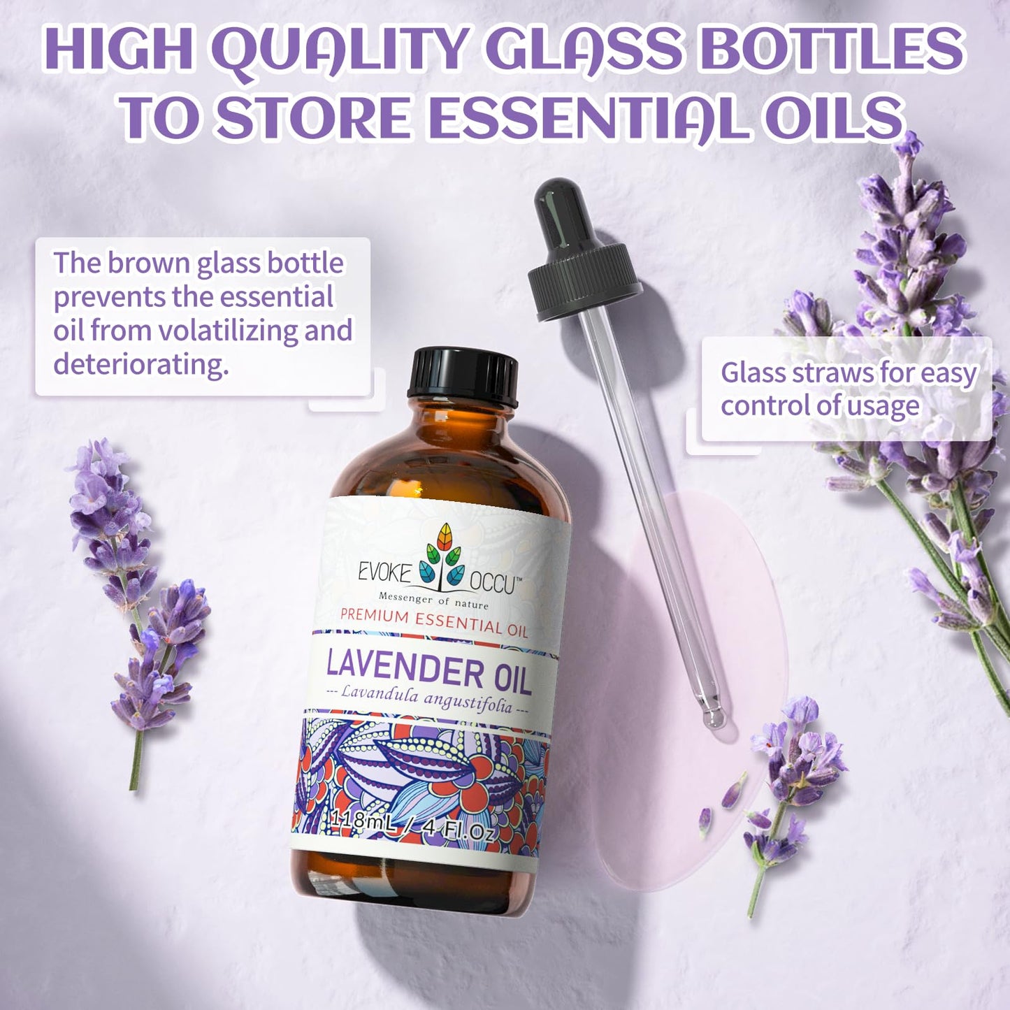EVOKE OCCU: 100% Pure Clary Sage Essential Oil, 4oz