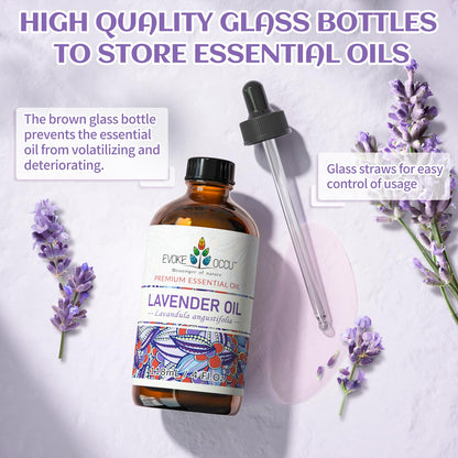 EVOKE OCCU: 100% Pure Clary Sage Essential Oil, 4oz