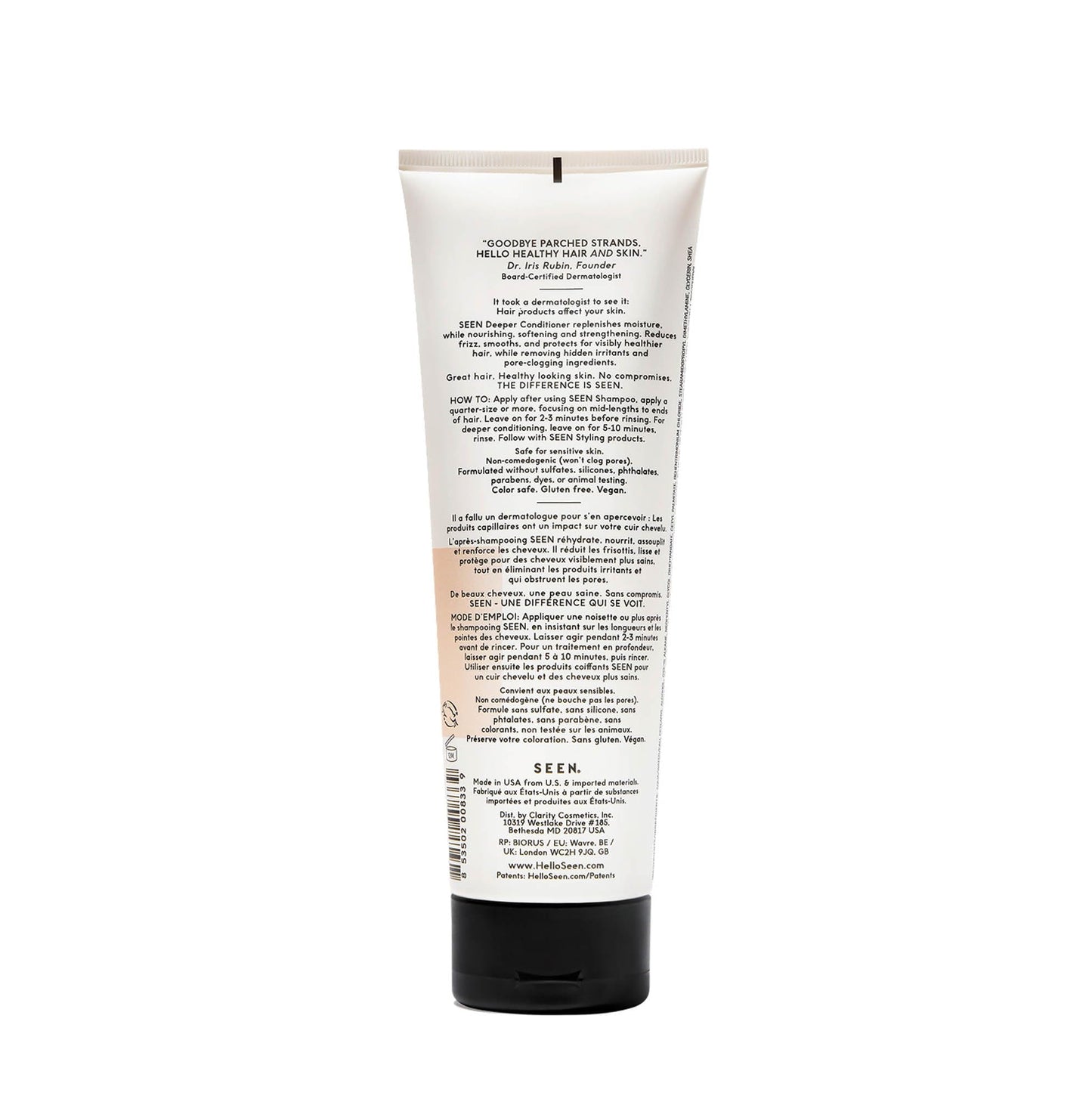 Fragrance-Free Deep Conditioner for Dry Hair, Dermatologist-Developed – SEEN