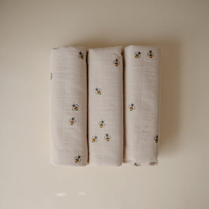 Mushie Organic Cotton Changing Pad Liners: Calming Muslin Comfort