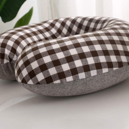 Edomi U-Shaped Adjustable Buckwheat Hull Neck & Shoulder Pillow