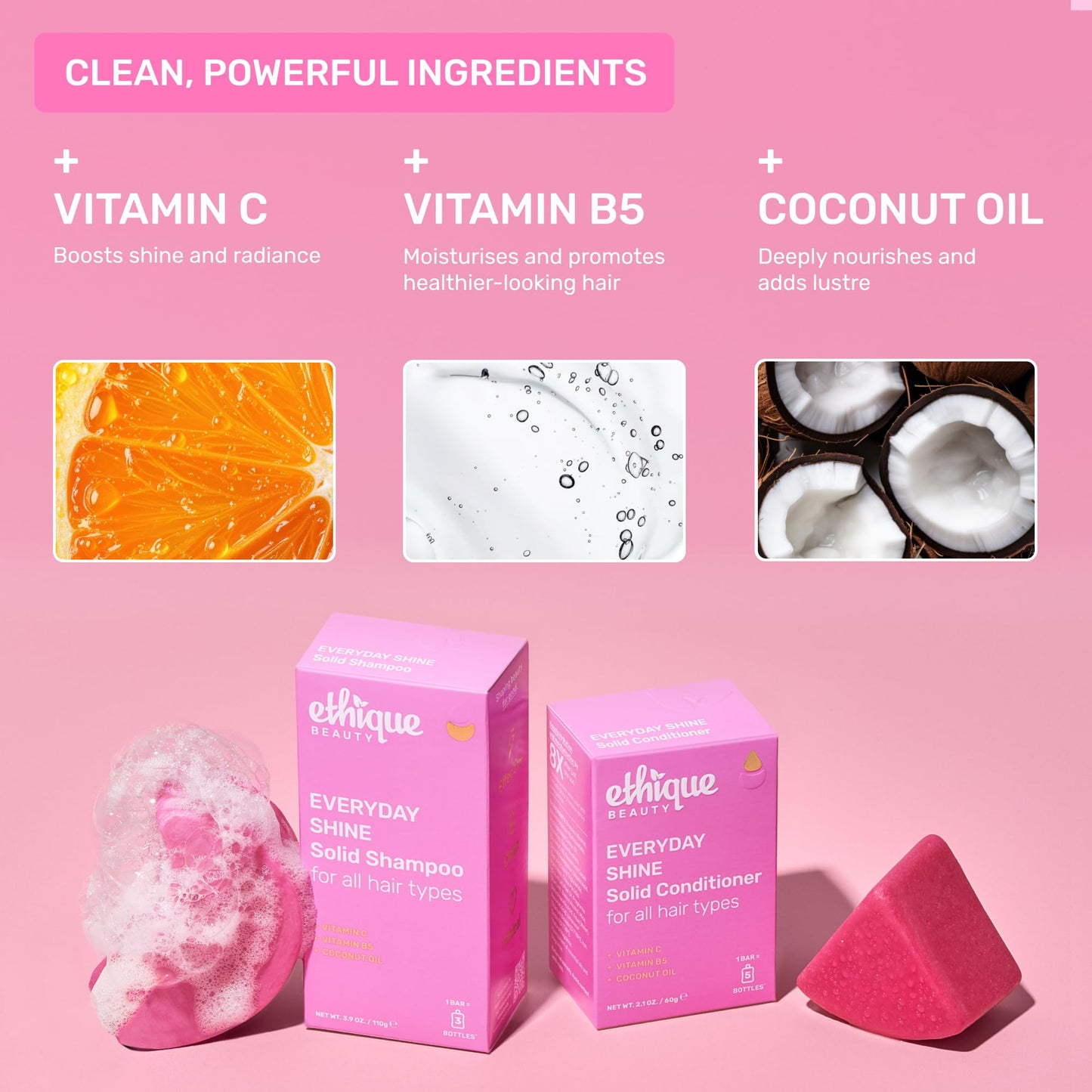 Ethique "Professor Curl" Shea Butter Shampoo Bar: Plastic-Free