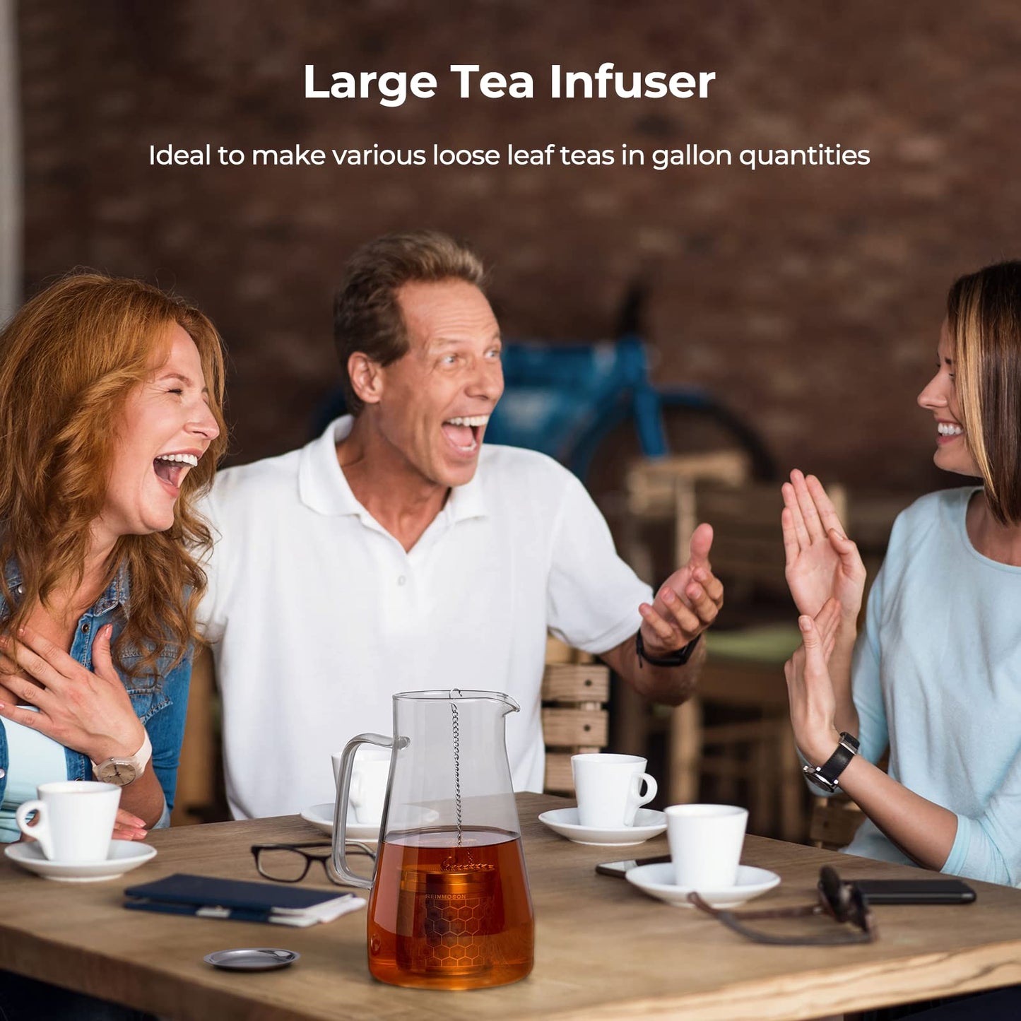 Reinmoson Extra Fine Mesh Stainless Steel Tea Strainer