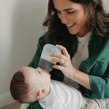 Nanobebe Flexy 9oz Silicone Baby Bottles with Anti-Colic Venting (3-Pack)