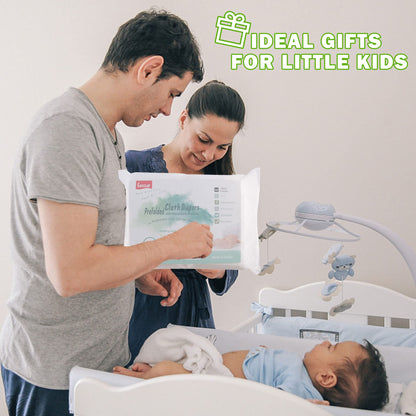 Fasoar Cotton Prefold Cloth Diapers: 100% Unbleached Purity