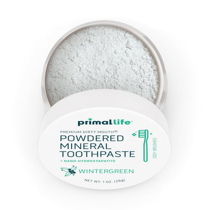 Primal Life Organics Dirty Mouth Toothpowder: Sweet Bubblegum 0.25 oz
