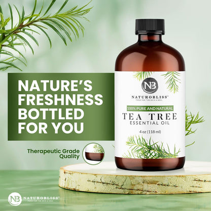 NaturoBliss 100% Pure Lemon Essential Oil: 4oz Value Size