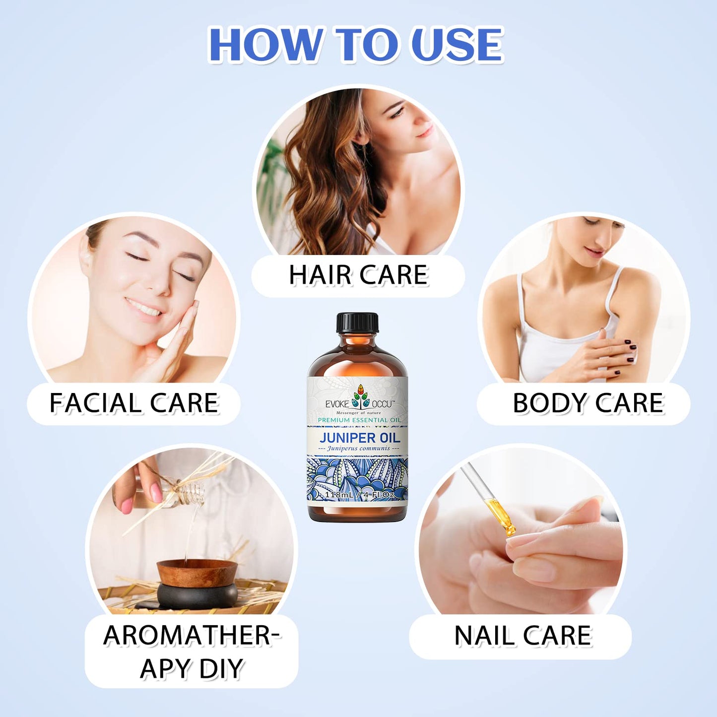 EVOKE OCCU: 100% Pure Clary Sage Essential Oil, 4oz