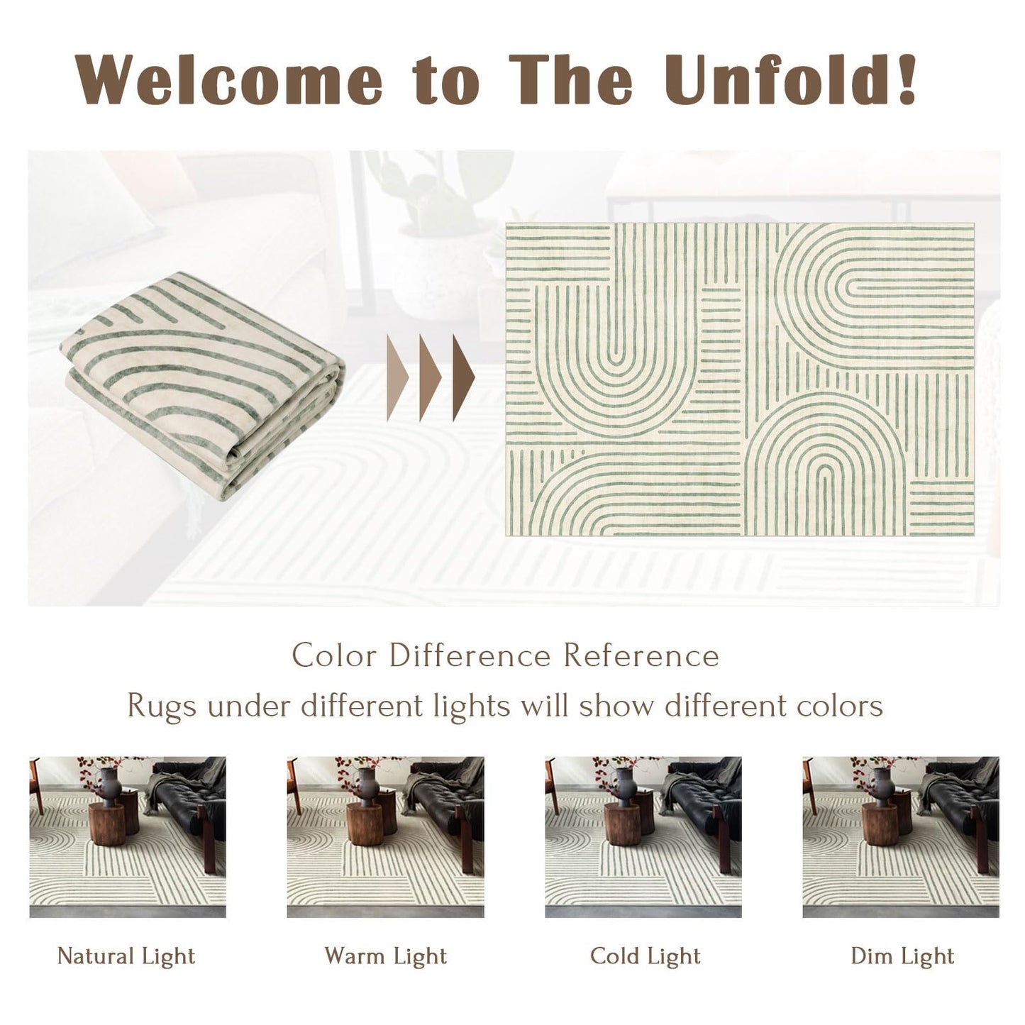 LUXRUG 6x9 OEKO-TEX Certified Modern Abstract Washable Rug