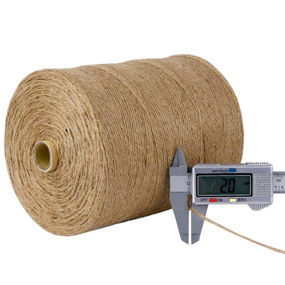 100% Natural Jute Twine: 1100 Feet of Biodegradable Cord for Zero-Waste Crafting and Gardening