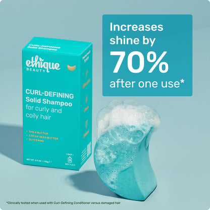 Ethique "Professor Curl" Shea Butter Shampoo Bar: Plastic-Free