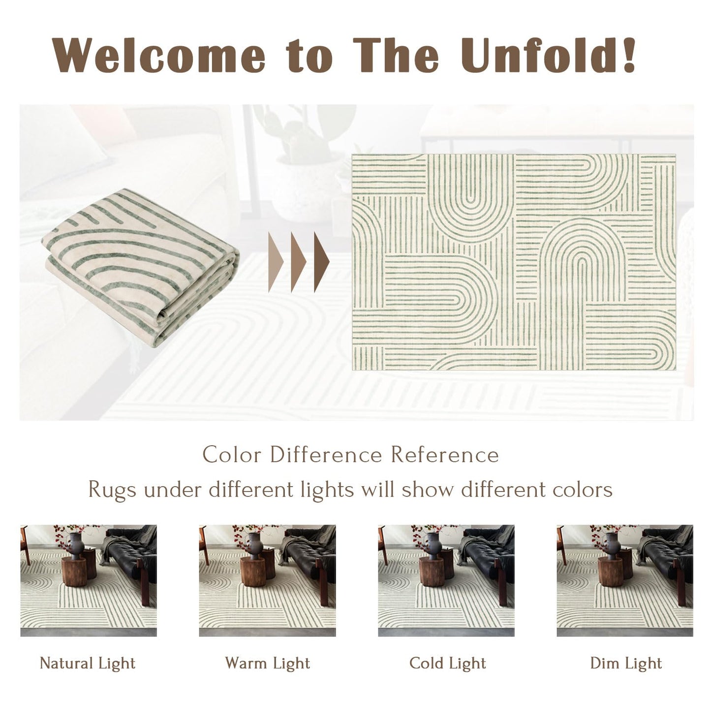 LUXRUG 6x9 OEKO-TEX Certified Modern Abstract Washable Rug