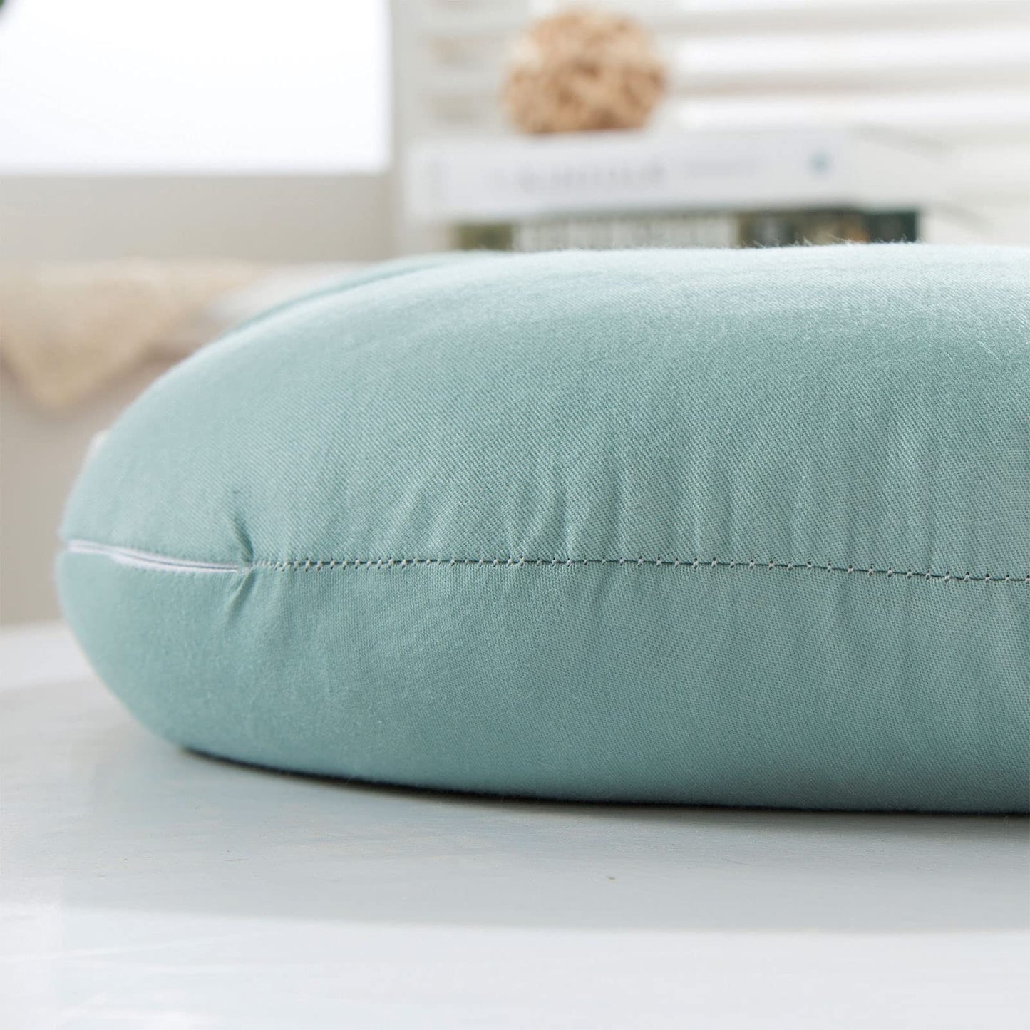 Edomi U-Shaped Adjustable Buckwheat Hull Neck & Shoulder Pillow