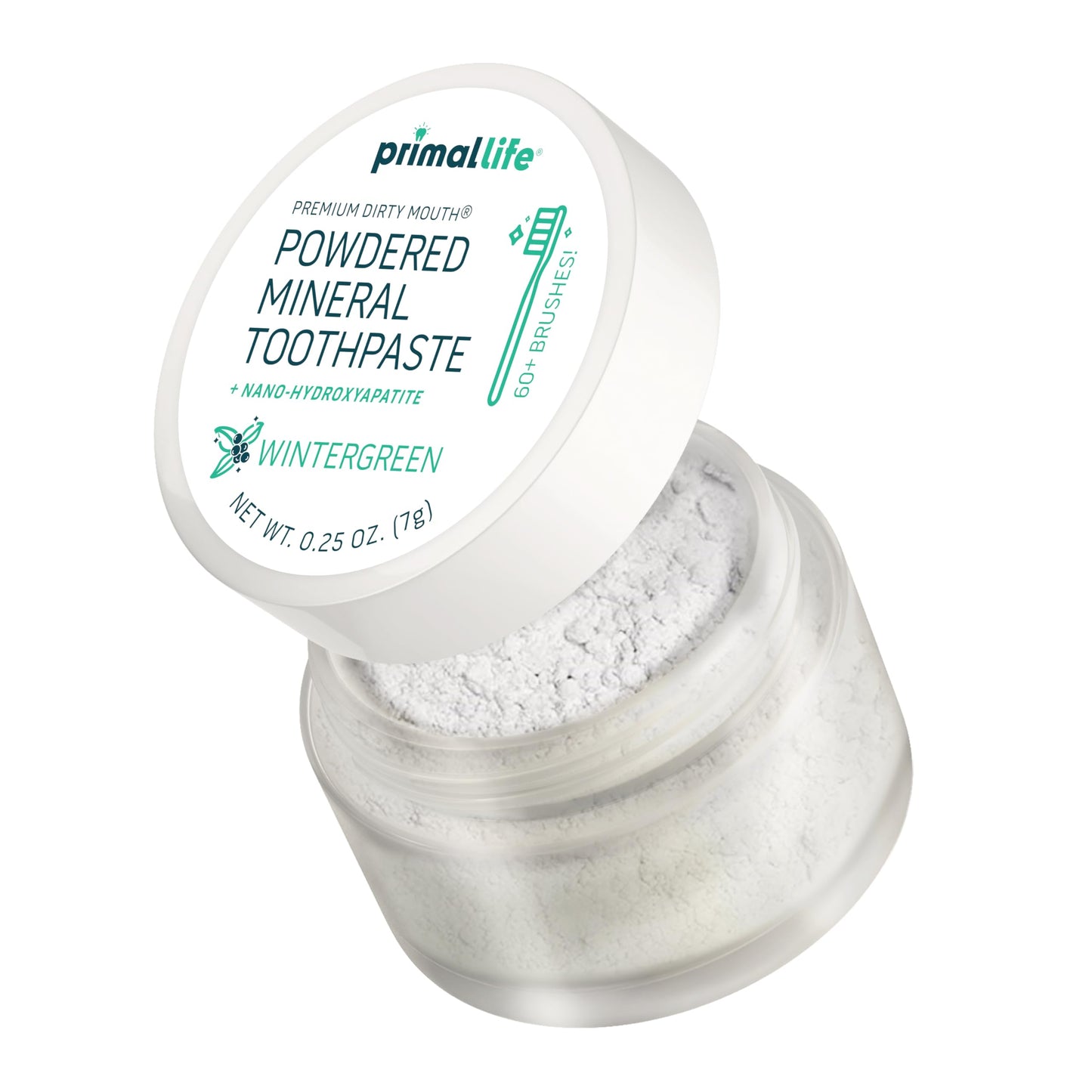 Primal Life Organics Dirty Mouth Toothpowder: Sweet Bubblegum 0.25 oz