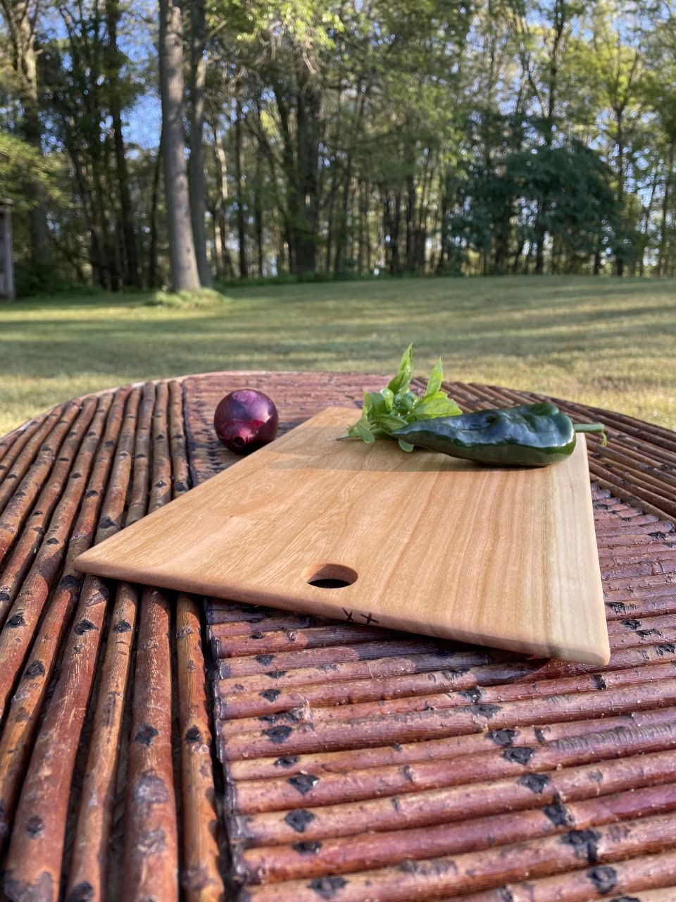 Michigan Handmade Wild Black Cherry Board: One-Solid-Piece & Glue-Free.