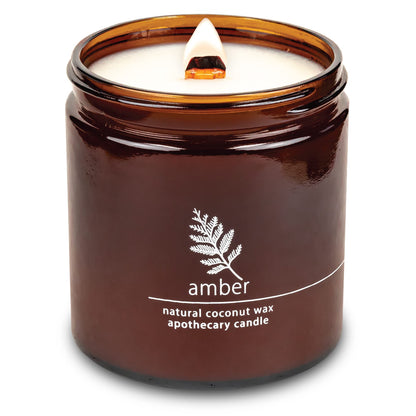 Non-Toxic Coconut Wax Candle: Signature Crackling Wood Wick, Phthalate-Free, 60-Hour Clean Burn