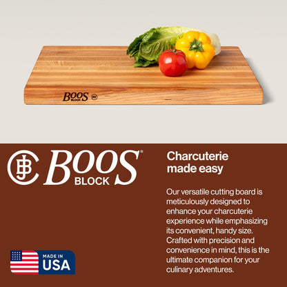 John Boos R-Board Series Maple Cutting Board (24”x18”x1.5”)