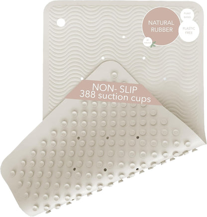 HEVEA Natural Rubber Wave Bath Mat: Plastic-Free & Biodegradable