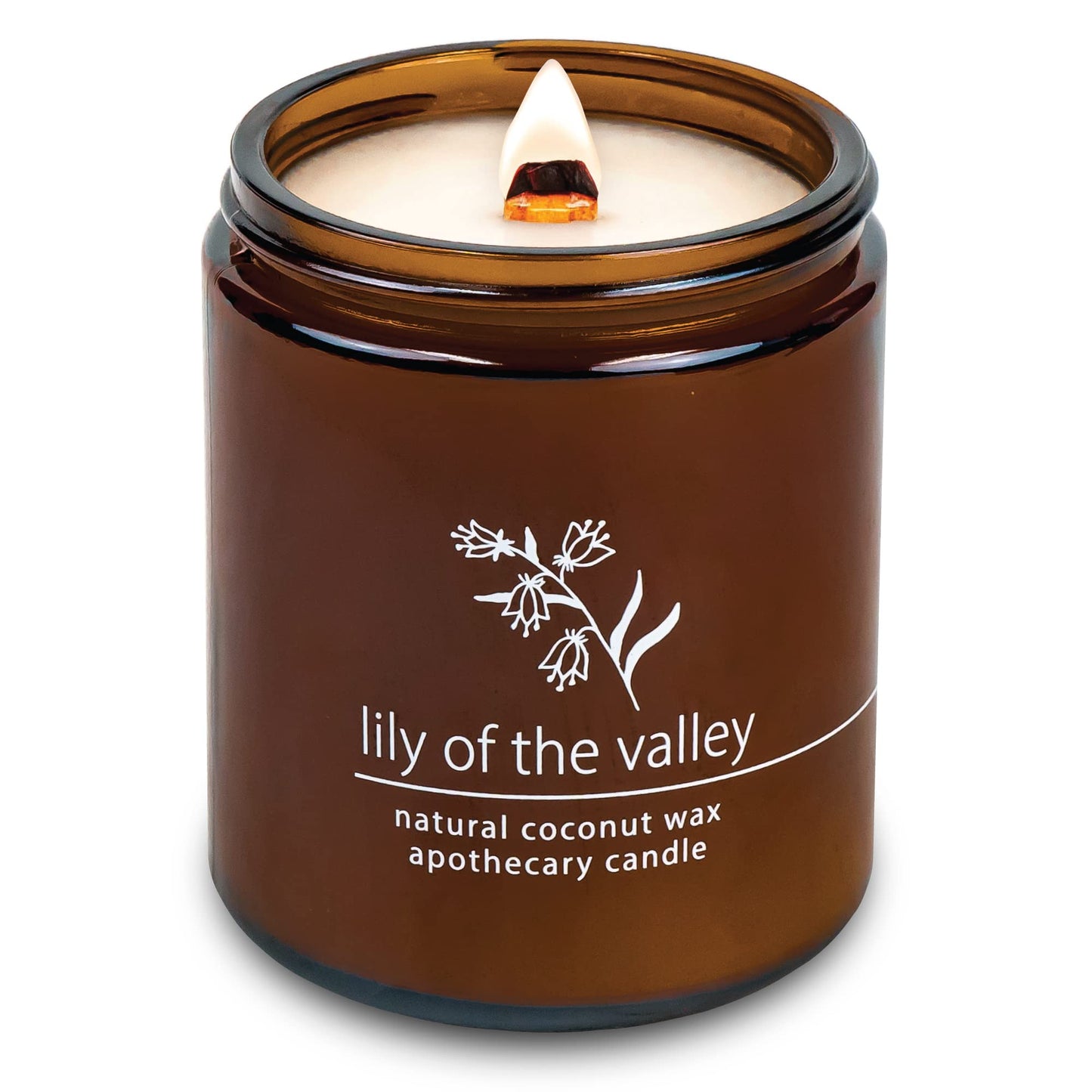 Non-Toxic Coconut Wax Candle: Signature Crackling Wood Wick, Phthalate-Free, 60-Hour Clean Burn