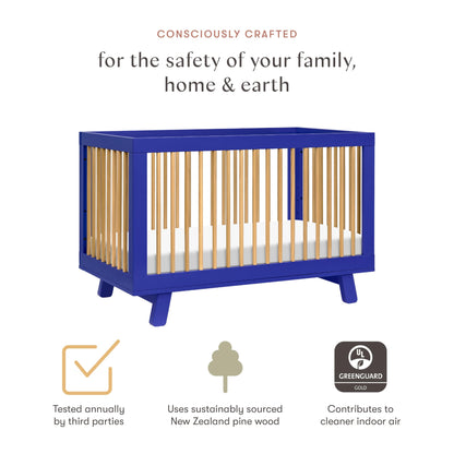 Babyletto Hudson 3-in-1 Crib: GREENGUARD Gold Purity