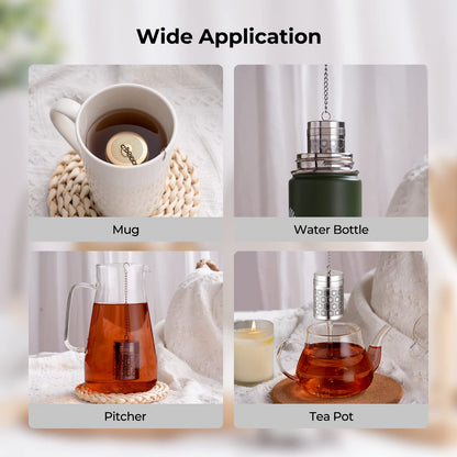 Reinmoson Extra Fine Mesh Stainless Steel Tea Strainer