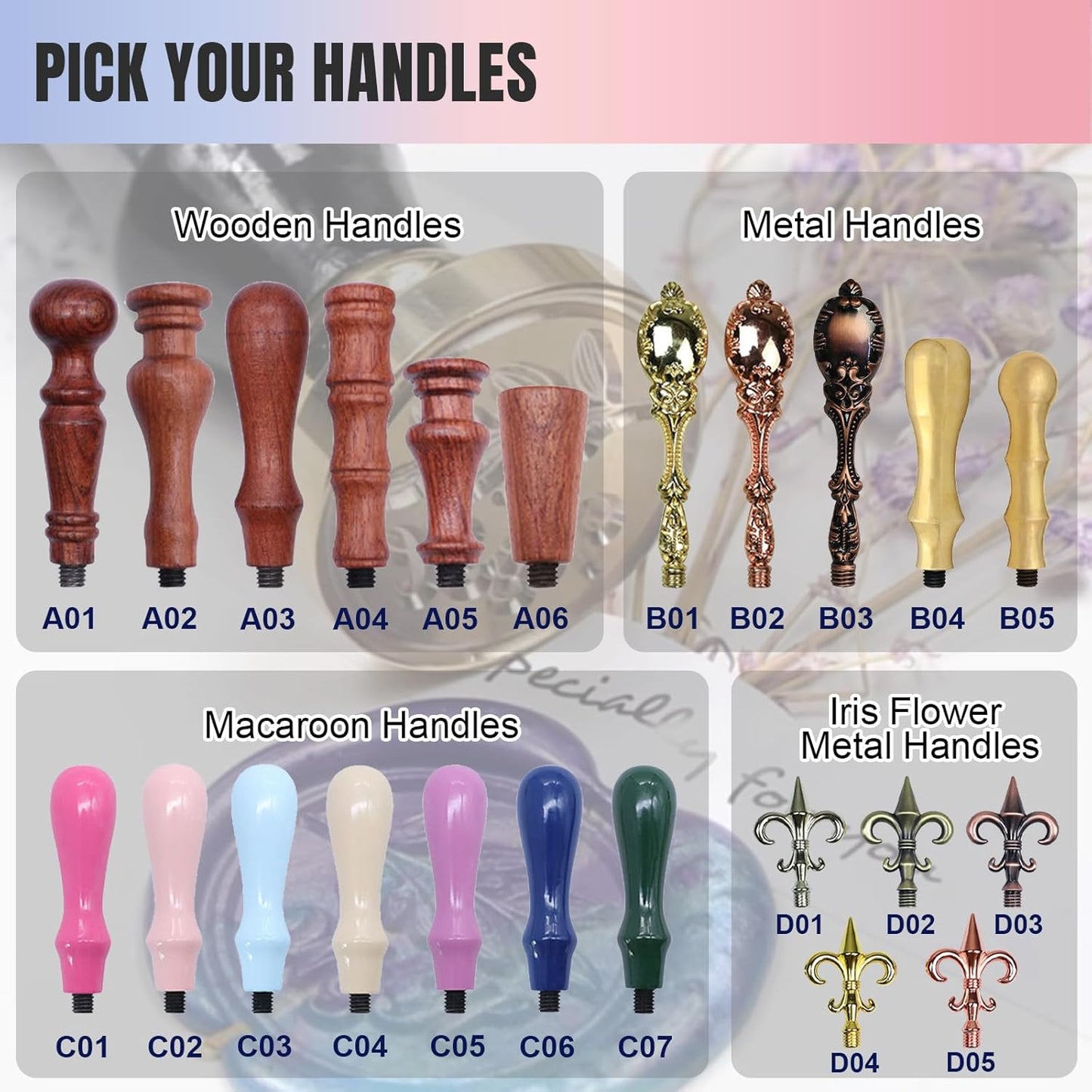 Personalized Wax Seal Stamp: Custom Design, Brass Head & Rosewood Handle That Replaces Disposable Stickers for a Lifetime