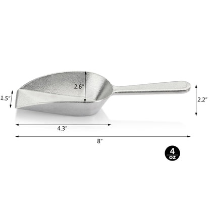 New Star Cast Aluminum Utility Scoop (2 oz) | TRUE Shift Flat-Bottom Eco Scoop