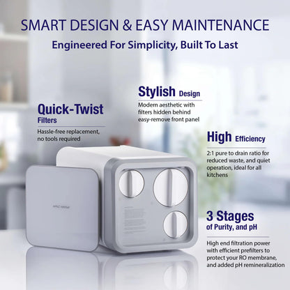 PFAS & Lead Tankless Under-Sink RO System, Certified Alkaline – APEC ROTL-A1000ALK