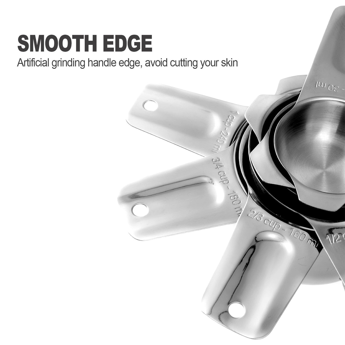 13-Piece 18/8 Stainless Steel Measuring Set with Ergonomic Handles