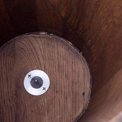 Lehman’s Amish Ice Cream Maker | TRUE Shift Hand‑Crank Freezer (Stainless Steel & Oak)