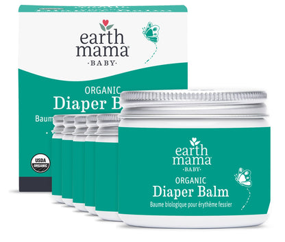 Earth Mama Organic Diaper Balm: Zinc-Free Botanical Purity