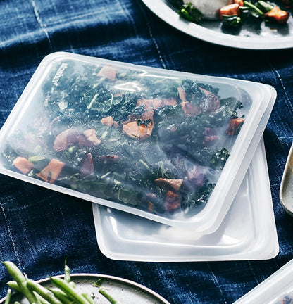 Stasher Premium Silicone Reusable Food Storage Bags (5-Pack Tie Dye)