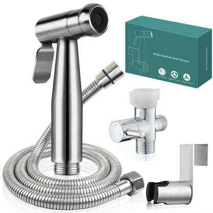 Pugrwei 304 Stainless Steel Handheld Cloth Diaper & Bidet Sprayer Set