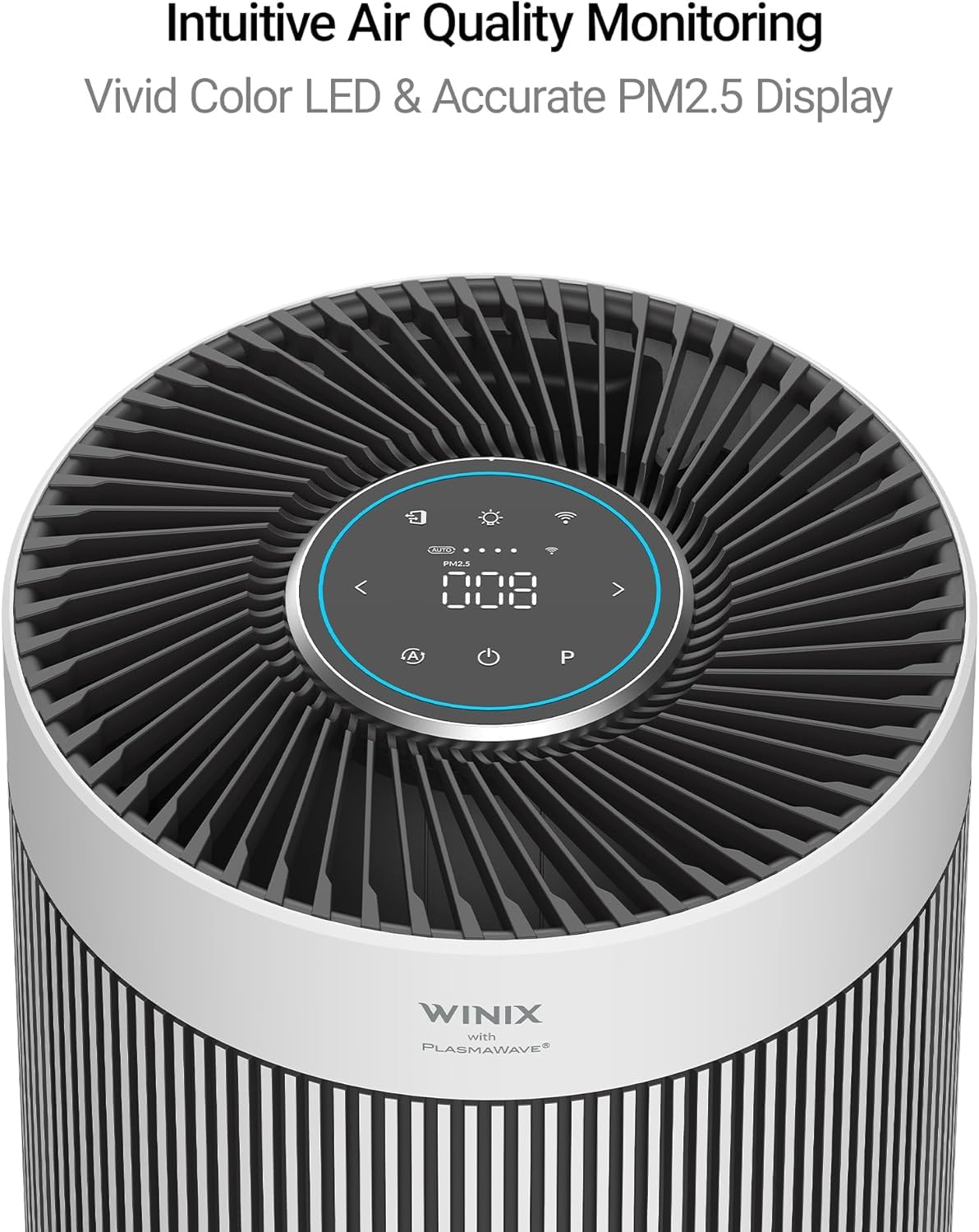 WINIX T810: True HEPA Purifier Capturing 99.99% of Allergens, Smart WiFi Purifier Reducing VOCs and Smoke