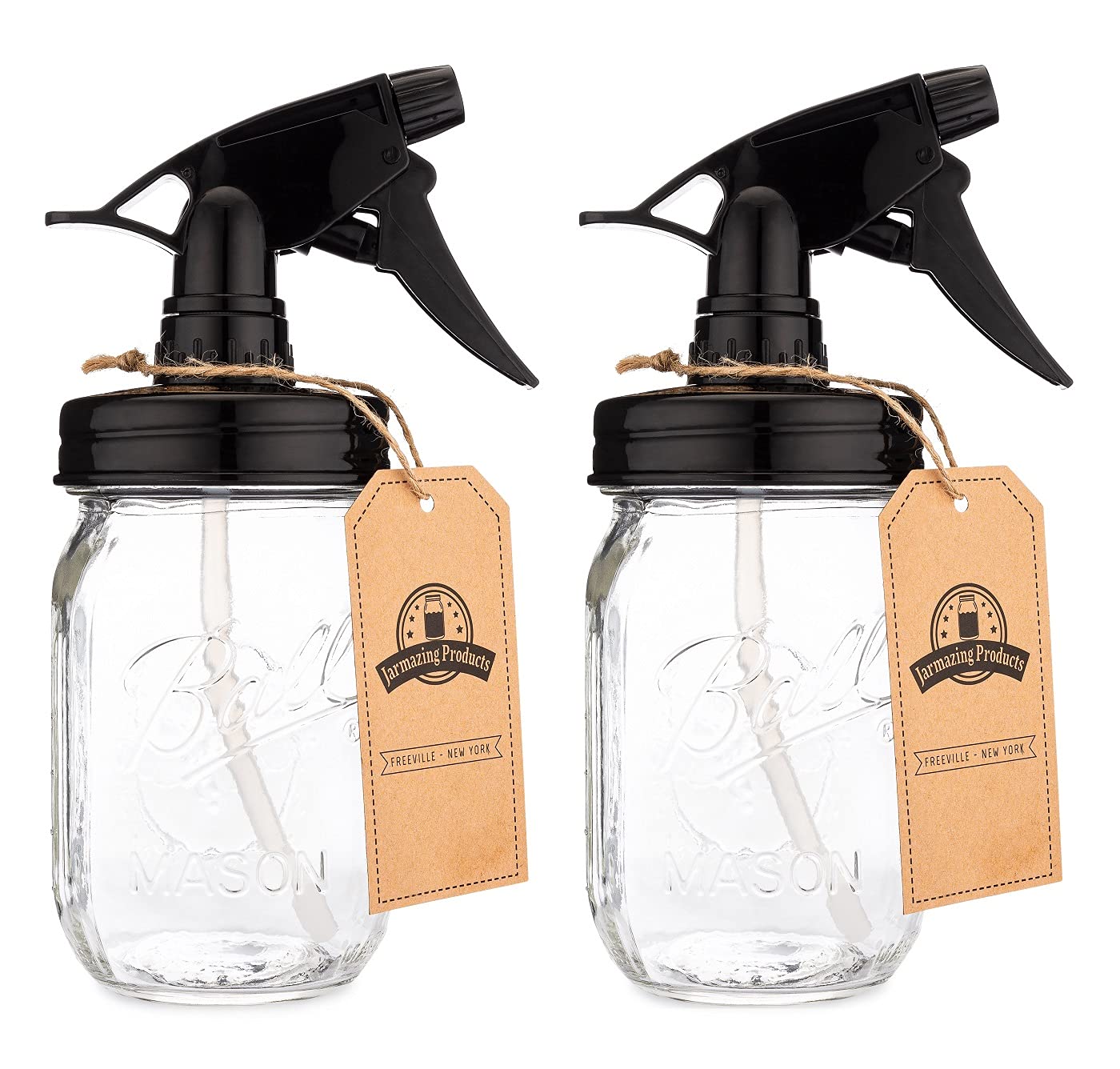 Jarmazing Products Mason Jar Sprayer 16oz (2-Pack)